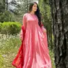 Vardan Ethnic Zb 5037 Cotton Silk Wholesale Gown With Dupatta Catalog